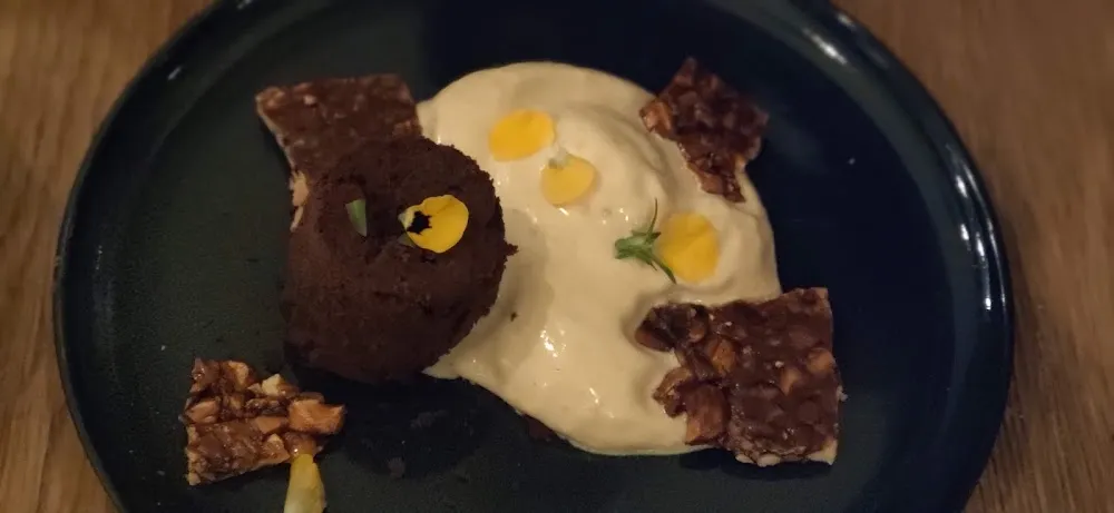 Fondant Chocolat Et Sa Nougatine Praliné